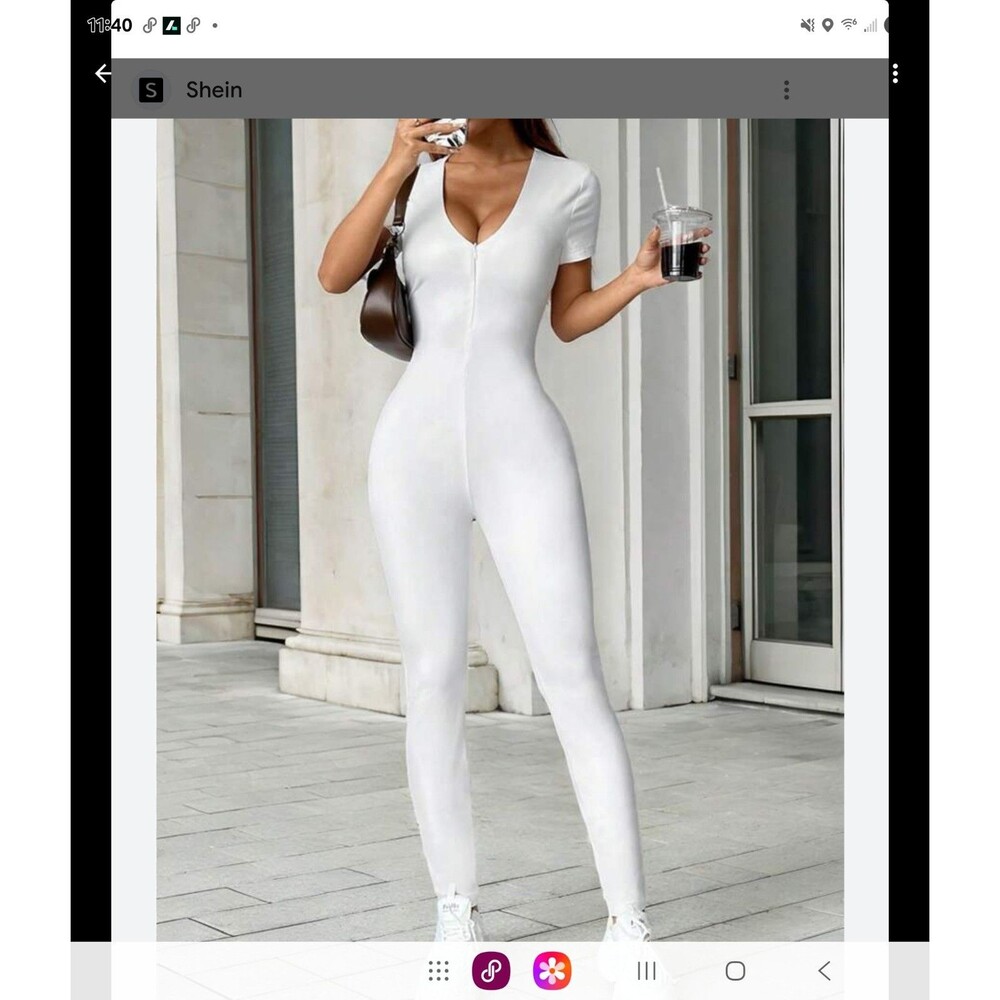 Jumpsuit white